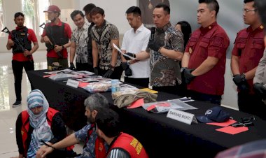 Polrestabes-Surabaya-Ungkap-Pencuri-Jaringan-International-Asal-Pakistan,-Empat-Tersangka-Diamankan